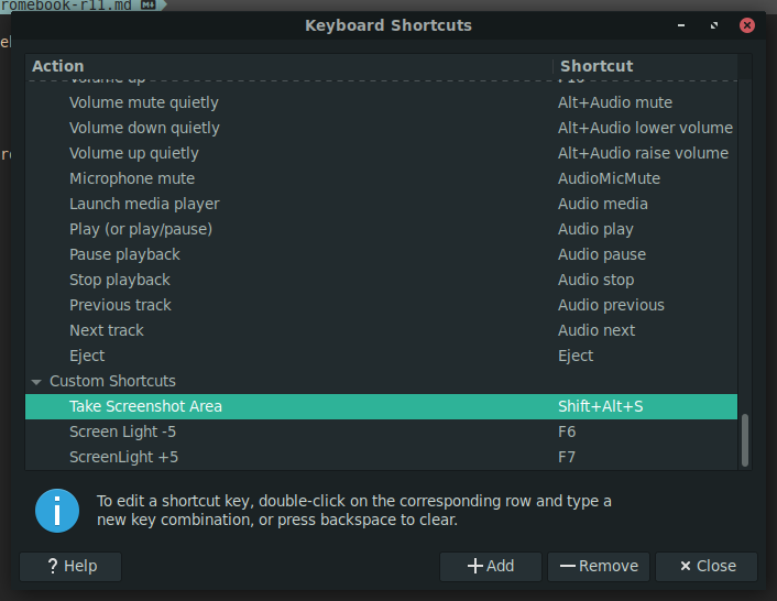 brightness shortcuts